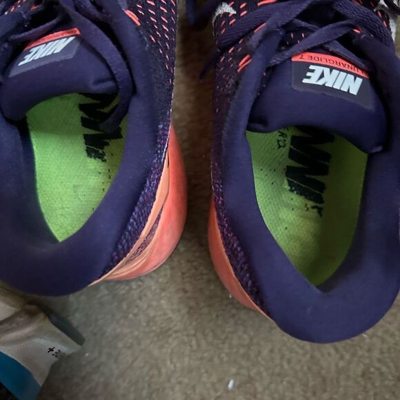 Nike lunarglide 7 Womans peach/purple gymshoe - Picture 8 of 8